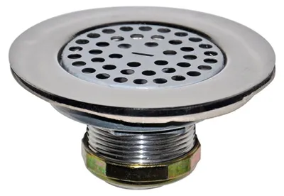 Productafbeelding van Danco 10644 afvoersieb voor campers, plat, chroom, 11,4 cm