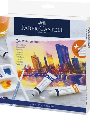 Produktbild von Faber-Castell 169624, Multi, Aquarelllack, Paste, 9 ml, 24 Stück(e)