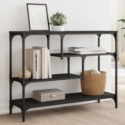 Produktbild von Möbel Konsolentisch Schwarz 100x30x75 cm Holzwerkstoff - Beistelltische &37218