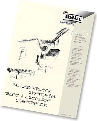 Immagine prodotto di Folia 8303 Blocco per schizzi 120 g/m², DIN A3, 50 fogli