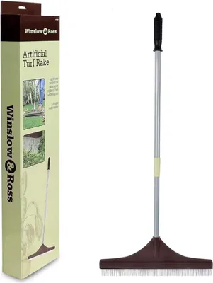 Image de Balai de jardin à manche télescopique réglable pour gazon synthétique et tapis