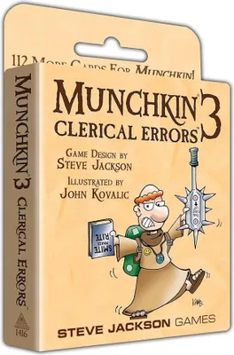 Zdjęcie produktu dla Munchkin 3 Błędy urzędnicze - Rozszerzenie do gry planszowej - Edycja ENG