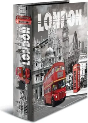 Produktbild von Motivordner / DIN A4 / 80mm breit / "London"