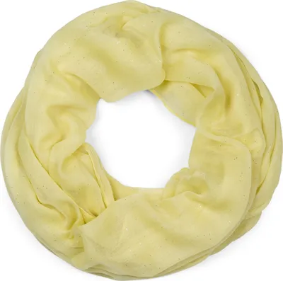 Produktbild von styleBREAKER Damen Loop Schal mit Glitzer-Effekt | Einfarbiger Schlauchschal aus weicher Viskose | Leicht & Elegant | 87 x 93 cm