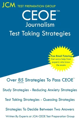 Produktbild von CEOE Journalism - Test Taking Strategies