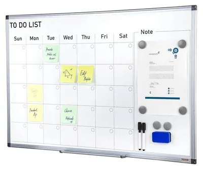 Kalenderboard 91,5 x 61 cm, magnetisch, trocken abwischbar, 2-in-1