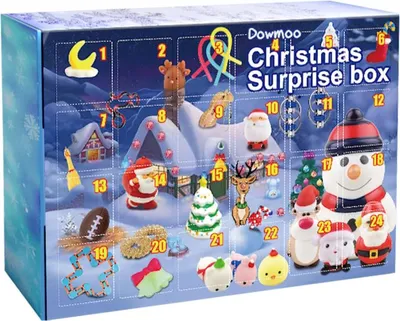 Produktbild von Weitere Weihnachtsdekorationen, Adventskalender, 24 Tage š¹berraschungs-Countdown-Weihnachtskalender