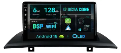 Image de Autoradio Android 15 pour BMW X3 (E83) (2004-2012) | 6 Go + 128 Go | CarPlay/Android Auto sans fil