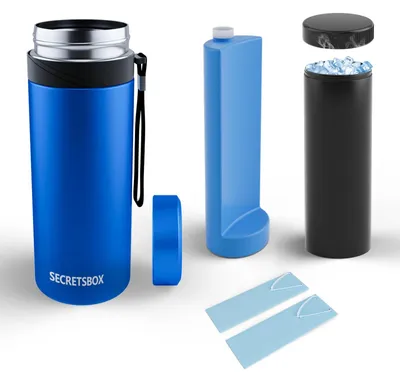 Kühlbox für Insulin-Pens, 52h Kühlzeit, 900 ml, mit Biogel