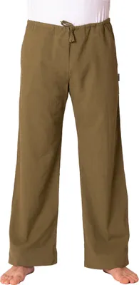 Productafbeelding van PANASIAM broek, katoenen broek, olijgroen, maat L