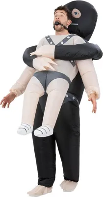 Produktbild von Smiffys - Kostüm - Herren/Damen Uni SM2505 (Einheitsgröße) (Schwarz/Weiß/Grau)