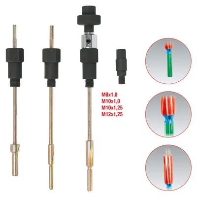Image de KS TOOLS MASTER 3 in 1 Jeu d'alésoirs pour bougies de préchauffage 9 pces - 152.1120