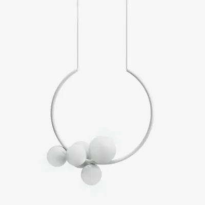 Produktbild von LUCIS Pendelleuchte OHM 22,1W LED 4000K Glas weiß opal ZL2.L2.O55.60