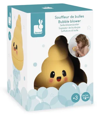Produktbild von Janod Badespielzeug - Silikon Seifenblasen Bläser für Kinder