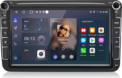 Produktbild von Carplay 8 palcové 2+32G WIFI autorádio GPS NAVI BT pre VW Škoda Seat SWC DAB BT Andriod Car FM