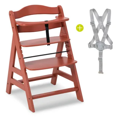 Produktbild von Hauck Alpha+ Traditioneller Hochstuhl Harter Sitz Braun