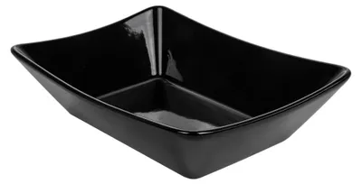 6er Set Frittiestab, 19,3x13,3x4,8 cm, Schwarz, Porzellan