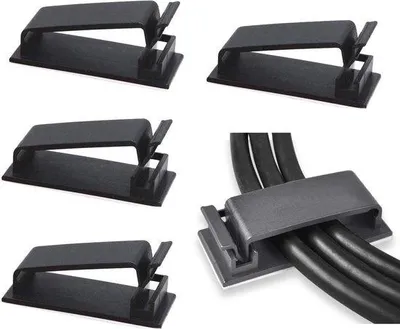 Produktbild von Famanu Kabelmanagement-Klemmen 50 Stück - Verstellbare Organizer für Kabel