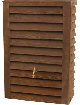 Produktbild von Regentonne, Wandtank GARANTIA Woody Junior 300 l darkwood