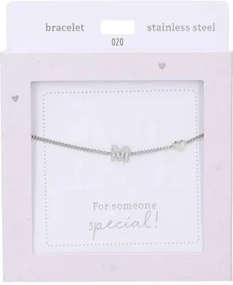 Produktbild von Depesche Armband silberfarben Heart of Gold mit Buchstabe M