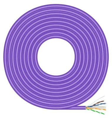 Image de Bobine de câble RJ45 AWG23 UTP Aisens A135-0749 Cat.6/ LSZH/ 500m/ Violet