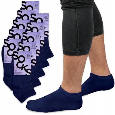 Produktbild von Tulmero Herren Füßlinge Baumwolle 10er Pack Größe 41-43
