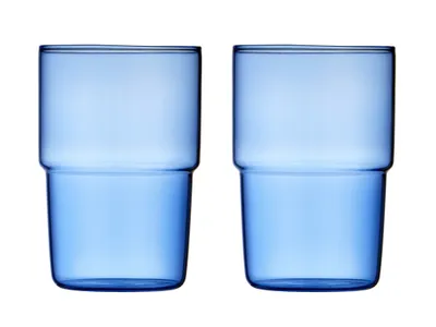 Produktbild von Lyngby Glas 30196, Blau, Glas, 2 Stück(e), 400 ml, 77 mm, 77 mm