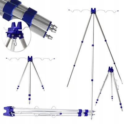 Produktbild von FL Trójnóg Teleskopischer Angelrutenhalter Rod Pod