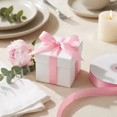 Produktbild von Geschenkband für Dekoration und Schleifen DIY Hochzeit Geburtstag