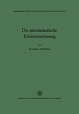 Obrázok produktu pre Die mittelständische Erbunternehmung