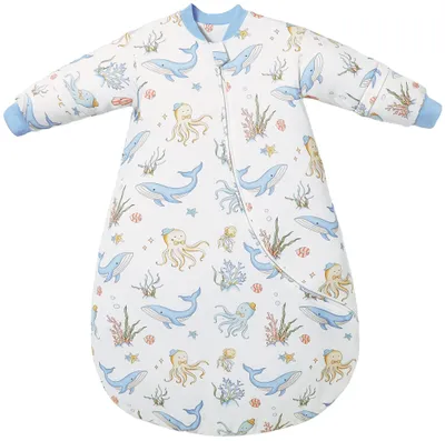 Image de Omgoods - Sac de couchage d'hiver pour bébé avec manches amovibles, en Coton, 2,5 TOG