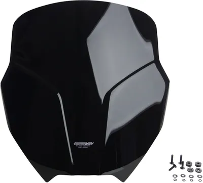 Zdjęcie produktu dla Szyba przednia MRA touring T czarna z ABE do Kawasaki KLE 650 Versys