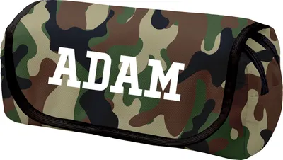 Produktbild von Personalisierte Mäppchen Federtasche mit Namen Schlamperbox Federmäppchen mit Klettverschluss Klappe Schüleretui Stiftemappe mit zwei Reißverschlüssen Moro [151]