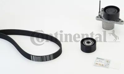 Produktbild von Continental ContiTech 7PK1687K1 Keilrippenriemensatz für NISSAN Qashqai / Qashqai +2 I (J10, NJ10) für RENAULT MEGANE III Grandtour (KZ0/1) Scénic III