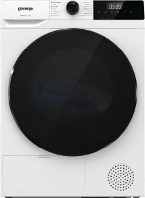 Obrázek produktu pro Gorenje DHNA92/DE, Stojací, Přední plnění, Tepelné čerpadlo, Bílá, Knoflíky, Otočné, Pravý