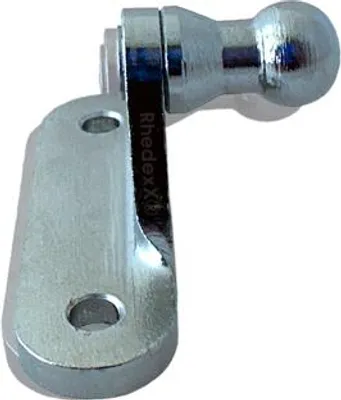 Obrázok produktu pre Plynová pružina Príslušenstvo Uholník Držiak pre 10 mm guľovú hlavicu 47 mm x 14,5 mm