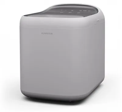 Produktbild von Klarstein SparkIce Eiswürfelmaschine, 15 kg/Tag, Eiswürfel in 6 Min., Touchpad, 2 Eiswürfelgrößen, Automatische Reinigung, Eiswürfelbereiter für Getränke & Smoothies, Weiß