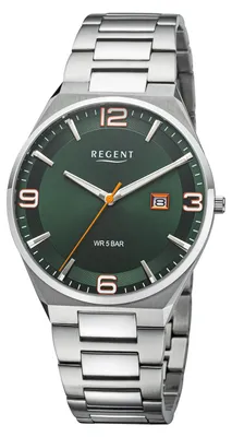 Produktbild von REGENT Herrenuhr F1612 Edelstahl Quarzwerk