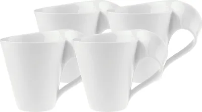 Produktbild von Villeroy & Boch NewWave Caffè Becher mit Henkel 300 ml 4er Set