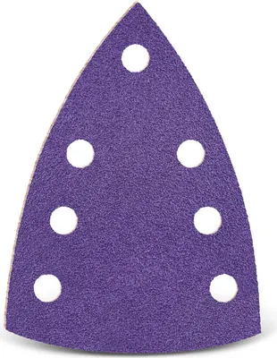 Produktbild von MENZER Titanium HD Klett-Schleifblätter, 150 x 100 mm, 7-Loch, f. Deltaschleifer, Keramik-Mix (50 Stk.) K1000