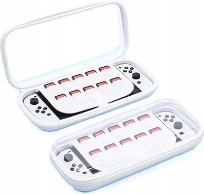 Obrázok produktu pre Puzdro Puzdro pre konzolu Nintendo Switch OLED LITE / Transparent - White / TBD0603618201