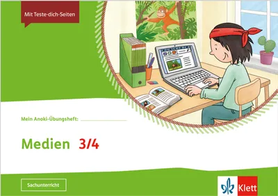 Produktbild von Mein Anoki-Übungsheft. Medien 3/4. Übungsheft Klasse 3/4