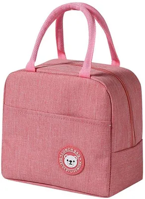 Immagine prodotto di Borsa termica isolata per picnic, borsa termica aperta, borsa termica impermeabile con strato isolante, borsa termica per picnic in rosa