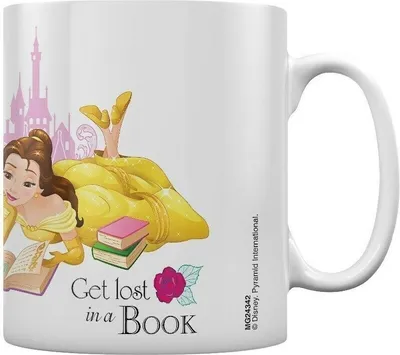 Produktbild von Beauty And The Beast - Kaffeebecher, Bücher PM1727 (Einheitsgröße) (Weiß/Gelb)
