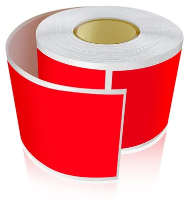Productafbeelding van Solidchoice - 300 Stuks Rode Zelfklevende Stickers voor Kleurcodering