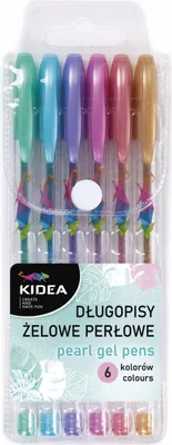 Immagine prodotto di Penna gel perla 6 colori DZP6KA Kidea