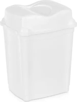 Produktbild von Kunststoff-Abfalleimer weiß 16 l