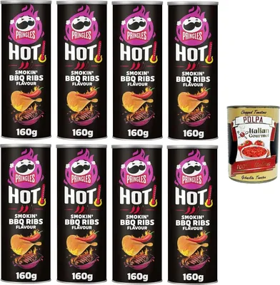 Produktbild von HOT Smokin’ BBQ Ribs 8x 160gr + Italian Gourmet polpa 400g