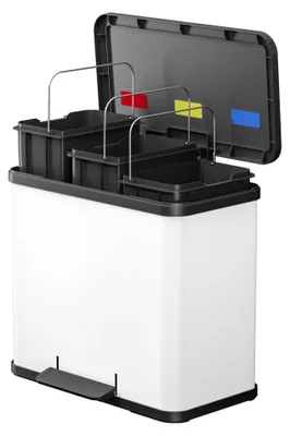 Immagine prodotto di HAILO Öko trio Plus L 3 x 9 L Mülltrenner Weiß matt