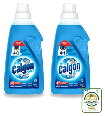Productafbeelding van 2 x Calgon 3-in-1 ActiClean Gel wasmachinereiniger - 750 ml - Voordeelverpakking - 2 stuks